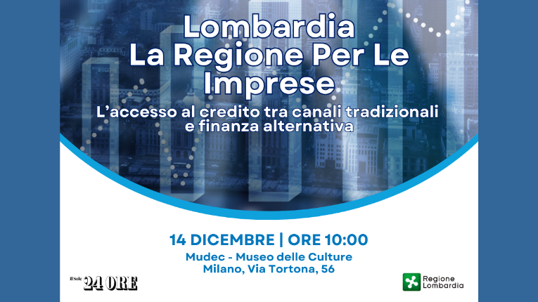Confidi Systema! partecipa all’ultimo appuntamento del roadshow promosso da Regione Lombardia e in collaborazione con il Gruppo 24ORE
