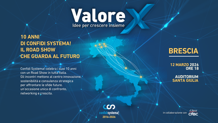 Valore X arriva a Brescia: terza tappa del percorso nei territori